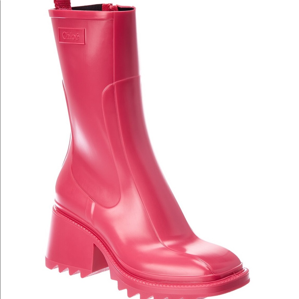 Hot Pink Chloé Rainboots